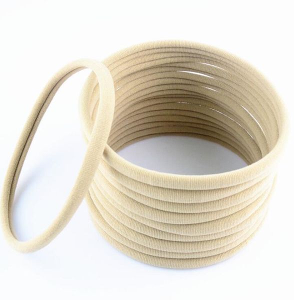 

fashion baby traceless elastic band for diy headbands hairbands children kids hair diy use girls seamless hair accessories 31 colors, Slivery;white