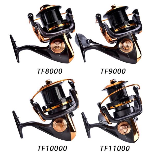 

8000/9000/11000 spinning fishing reel 12+1bb high speed metallic casting spinning sea fishing reel wheel tackle accessory