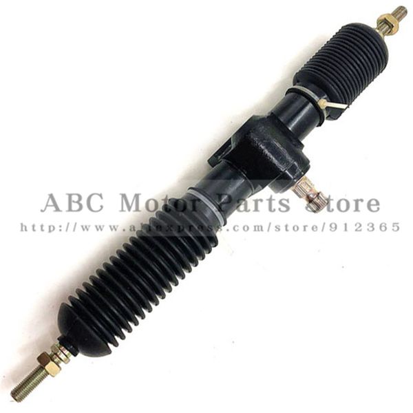 

430mm m10 full steel power steering gear rack pinion assy fit for diy china golf go kart buggy karting atv utv bike parts