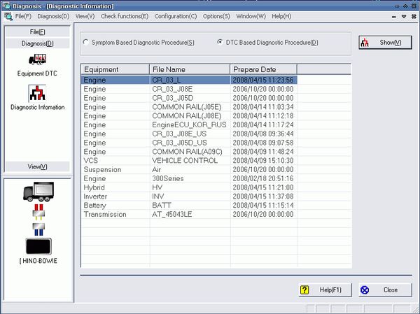 

hino diagnostic explorer v1.3 - kobelco
