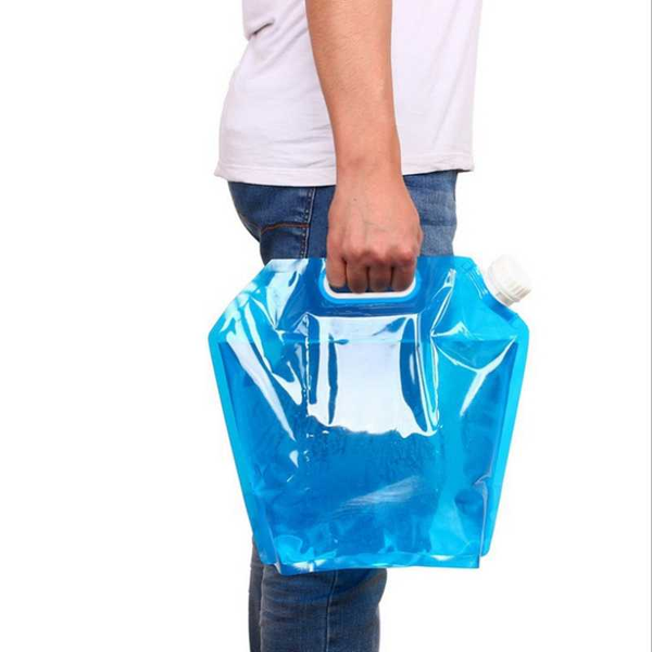 

5l foldable portable water bag outdoor sports camping picnic hiking storge water bucket container tank