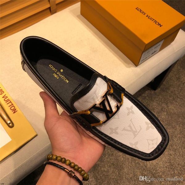 

21fw italian fashion men driving shoes casual luxury brands loafers 2019 designers shoes men black espadrille skor yeye2