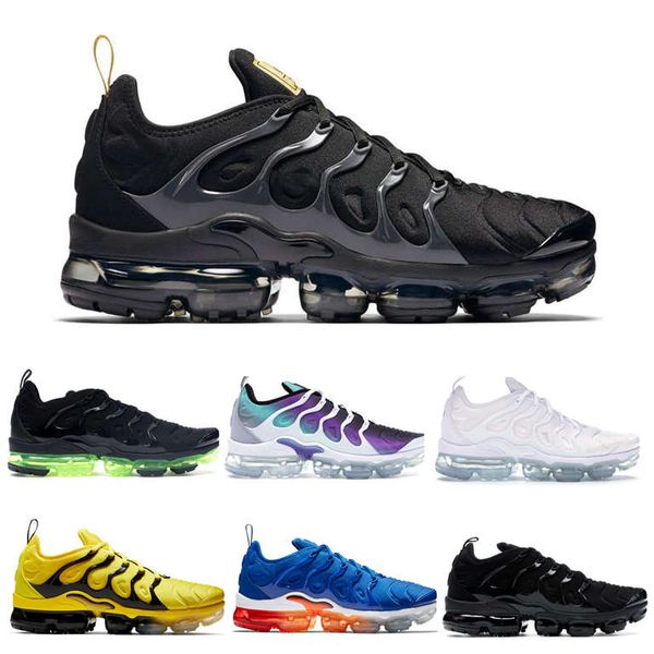 

New color tn plu running hoe fade blue rainbow black green game royal u a white orange men de igner trainer port hoe 5 5 11
