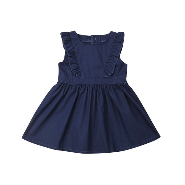 

0-5Y Newborn Kids Baby Girls Dress Summer Casual Dresses Sleeveless Princess Dress Baby Sundress