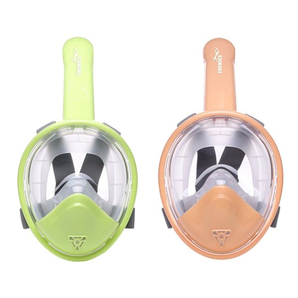

child scuba diving mask underwater anti fog snorkeling diving mask full face snorkeling for swimming spearfishing dive
