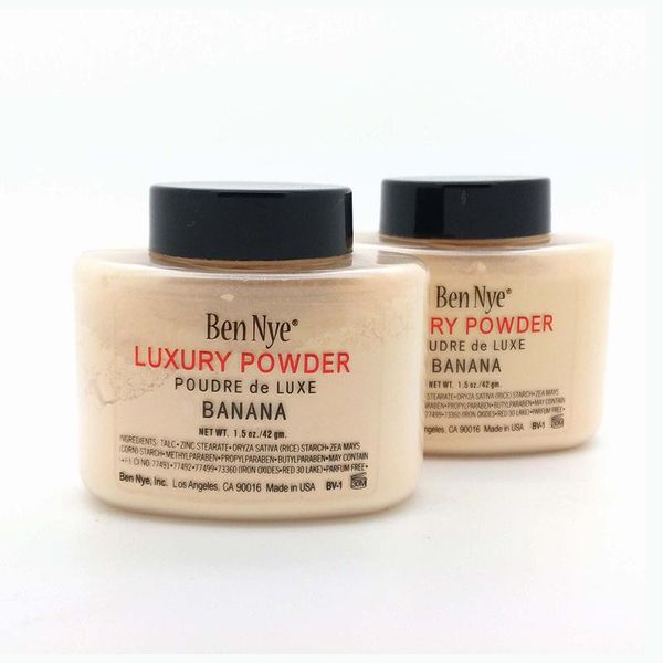 

DHL бесплатно Ben Nye Luxury Powder 42g New Natural Face Loose Powder Водонепроницаемый Питательный Banana Brigh