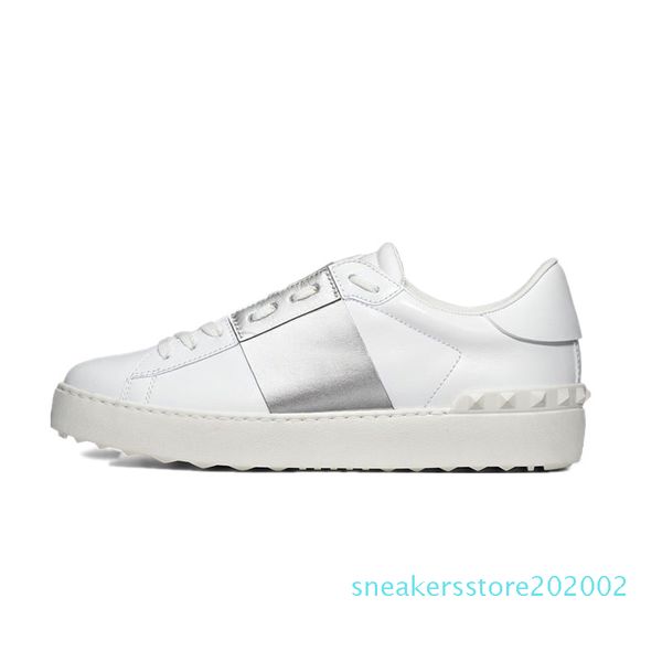 

2020 fashion mens women casual shoes white black women leather comfortable shoes open low sports sneakers size 35-45 s02