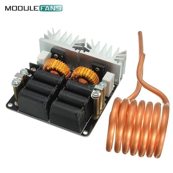 1 Set 20A 1000 W 12 V-48 V ZVS A Bassa Tensione Induzione Riscaldamento scheda Modulo Flyback Driver Riscaldatore Ad Alta Potenza Per FAI DA TE freeshipping