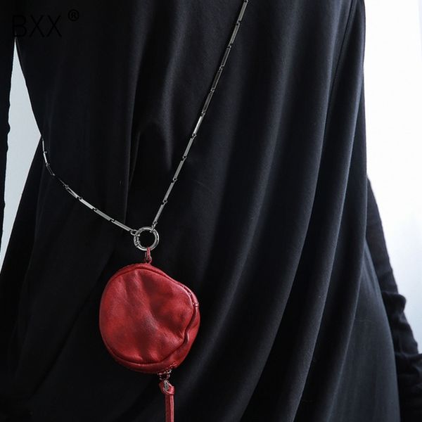 

bxx] genuine leather crossbody bags for women 2020 chain shoulder messenger bag lady travel handbags and purses hk873