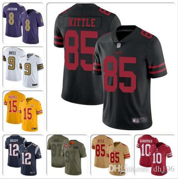 

Men nick bo a george kittle jimmy garoppolo jer ey drew bree tom brady patrick mahome lamar jack on alvin kamara football jer ey woman, White