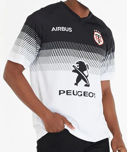 

2020 toulouse home rugby jersey 2019/2020 toulousain rugby jersey sportswear king super rugby suit size s-3xl (can print, Black;gray
