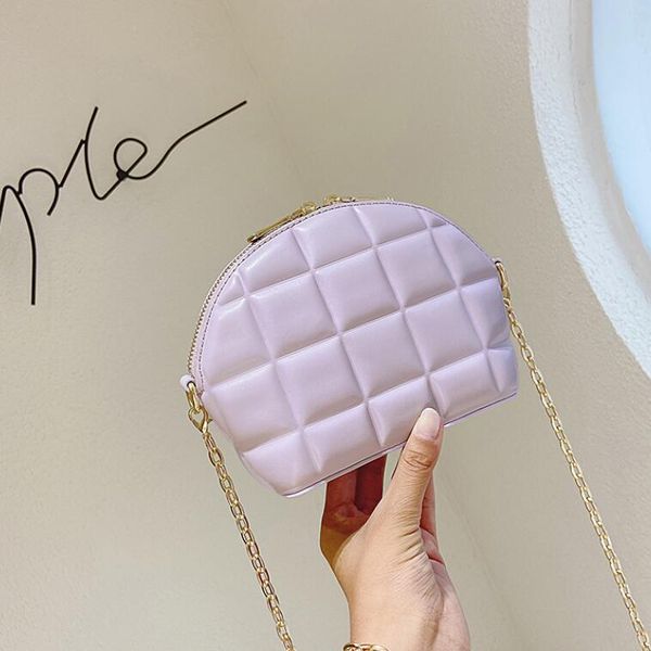 

beach bag new fashion women chain shouder bags plain small shell bag girls cross body summer handbags