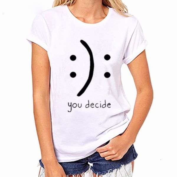

womens designer t shirts womens designer clothing you decide t shirt womens print graphic cute t shirts casual short sleeve cotton, White
