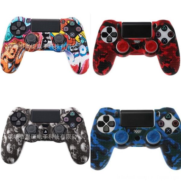 

szwrp anti slip silicone rubber protective skin case 1021 sony playstation 4 ps4 controller camouflage case skin grip cover for