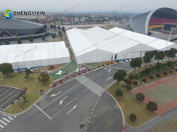 

4*4m 50mm 6 sides outdoor activity display promotional aluminum tent folding steel or aluminum foldable advertising tents