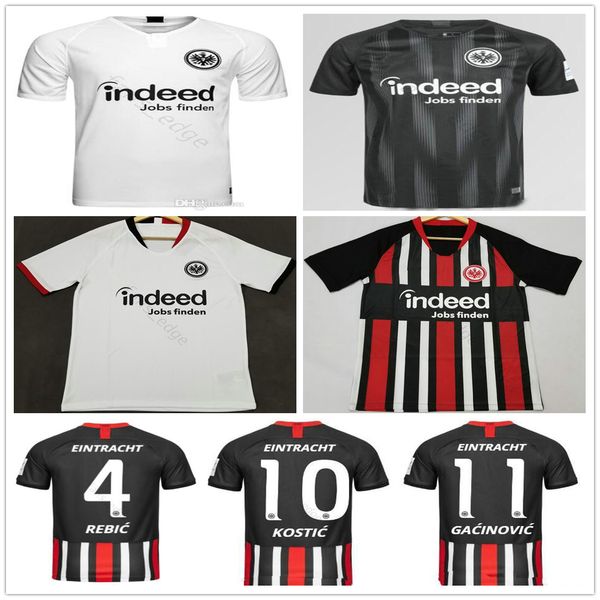 

Thai Quality 2019 2020 Eintracht Frankfurt soccer jersey 19 20 Frankfurt Euro League HALLER JOVIC REBIC SOW home away football shirt