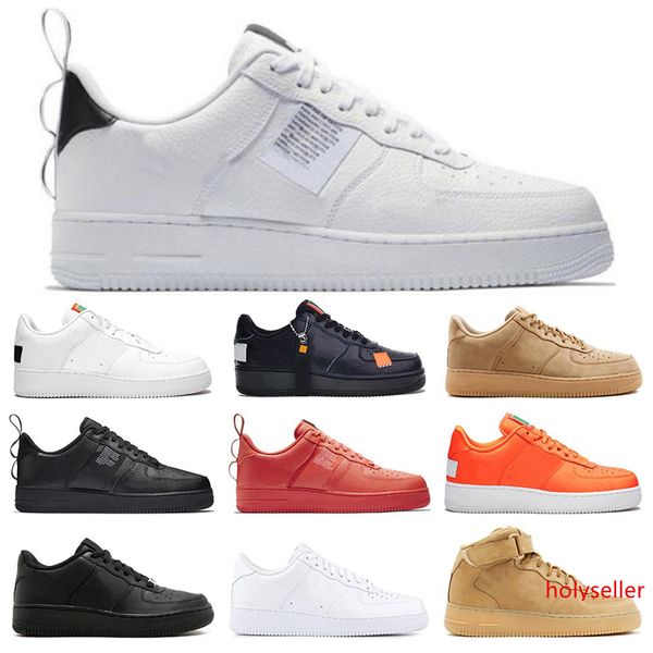 

designer 1 utility classic black white dunk men women running shoes sports skateboarding high low cut wheat trainers sneakers
