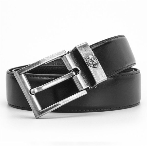 

тигровые змеи конструктор ремни мужские женщина коровьей ширина ленты 3.4cm высоко качества с коробкой, Black;brown