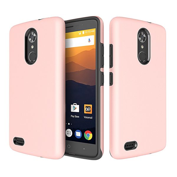 

360 full protective dual layer hybrid case for zte max sequoia zmax pro 2 z982 xl n9560 shockproof hard back cover