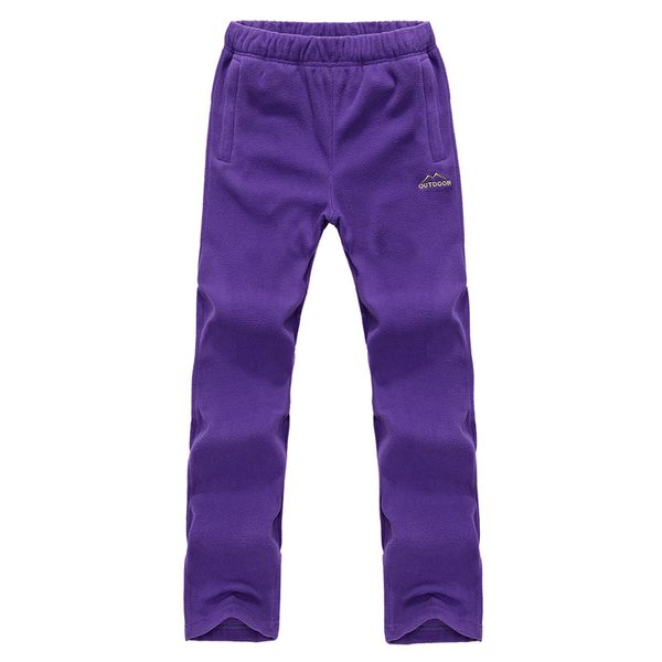 

double-sided polar fleece trousers men's and women's autumn/winter thick warm trousers liner outdoor climbing pants