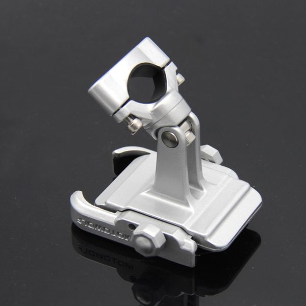 

universal motorcycle bike mobile holder scooter handlebar rearview mirror phone holder stand mount aluminum alloy bracket