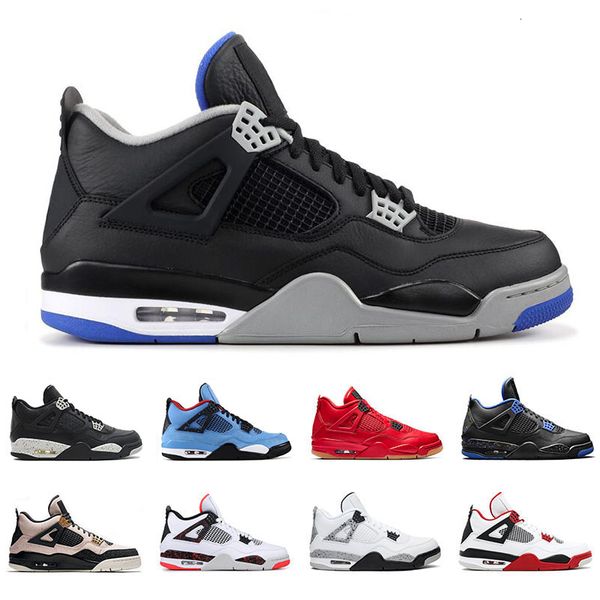 

4s men basketball shoes 4 cool grey bred what the pure money wings pale citron mens athletic sports sneakers size 7-13