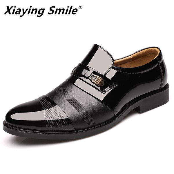 

luxury style large size men leather shoes leather oxford formal shoes men dress office brown black buckle strap male