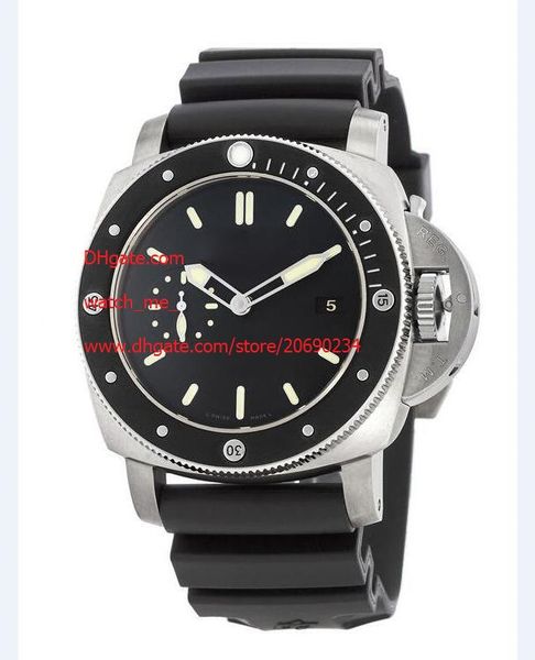 

factory supplier luxury wristwatches 47mm automatic black rubber band mens watch watches 389, Slivery;brown