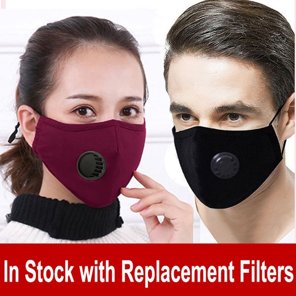 

of & masks 30cps 95% cotton valved cotton pm2.5 activated carbon filters 5 layer replacement protective masks filters reusable 3681