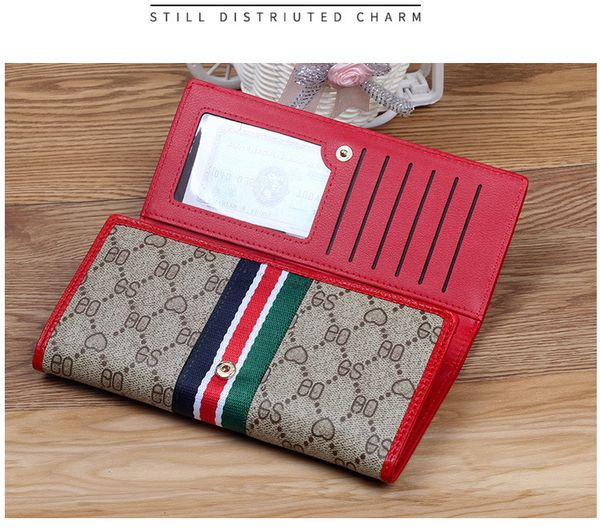 

designer wallet luxury designer brand women wallets luxury designer brand men wallets women wallet mens wallets long purse new, Red;black