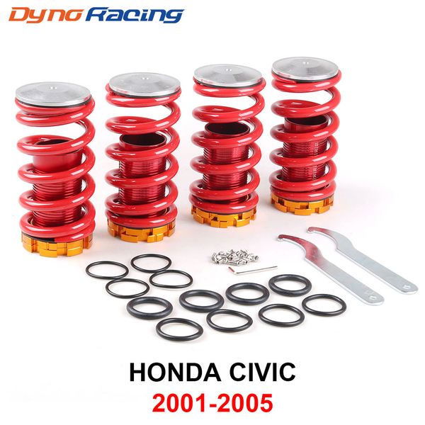 

for honda civic 02-05 si ep3 coilover springs kit red available coilover suspension coilover spring