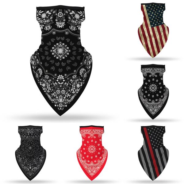 

2rt9h skull face mask scarf for bandana multi half neck ghost function face mask scarf balaclava outdoor motorcycle bicycle, Black