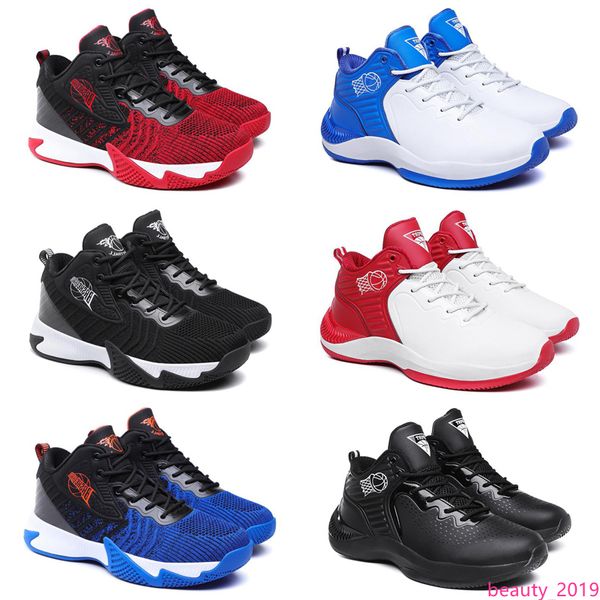 

men basketball shoes black white blue red mens trainers comfortable breathable sports sneakers 40-44 style 11 drop shipping