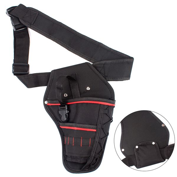 

impact drill bit pocket electric wrench holster heavy duty belt worn right handed holder fits most t handle drills
