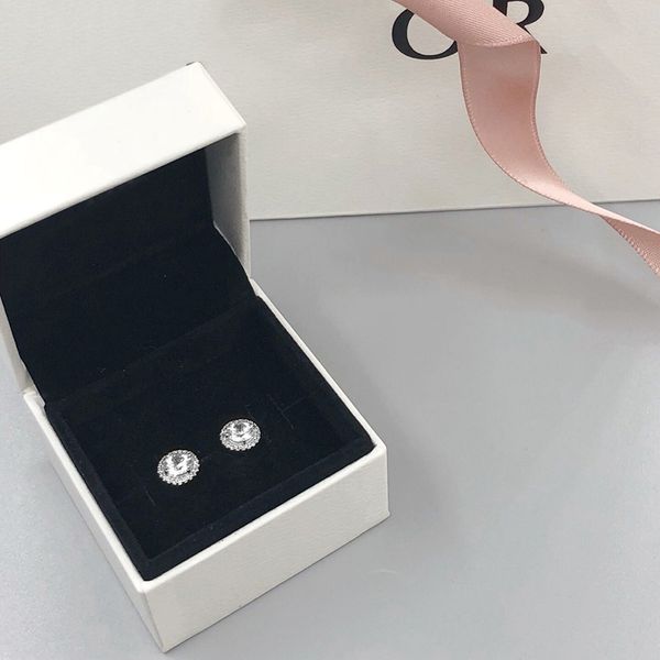 

wholesale- quality cz diamond 925 sterling silver ring with original box round ladies elegant ring for pandora jewelry birthday gift, Golden;silver