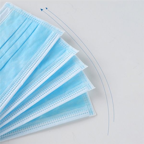 

dhl ship face3 layer ear loop dust mouth er wide 3 ply non woven dustwaterproof sand stereo hood mask smog qno4