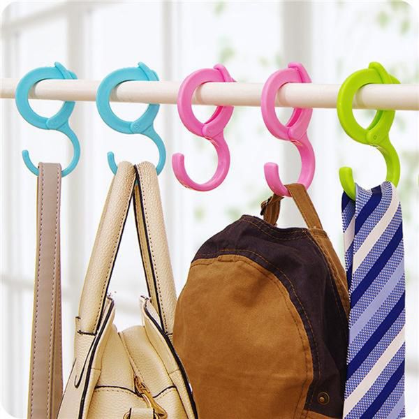 

2 pcs portable magic hook candy color travel foldable card bit magic hook clothes hat scarf hooks home livingroom hooks durable