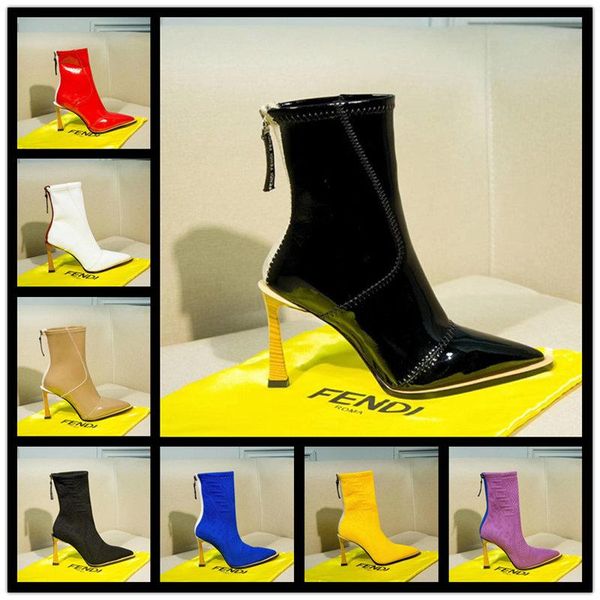 

aa 11 model winter woman shoes high-heeled tassel shoes luxuries design authentic imported leather women's shoes nkle boots, Black