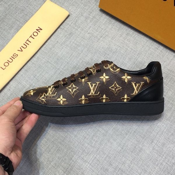 

selling luxury shoes triple black white sneakers for man designer flats skate casual shoes bee snake stripe star vintage dress shoes