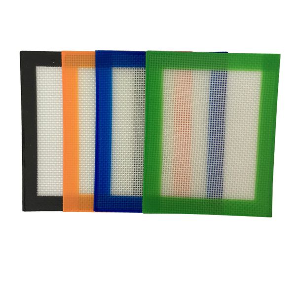 

Одобренный FDA Пищевой небольшой антипригарное сликовое масло силиконовый коврик DAB BHO восковой коврик с силиконовой и стекловолоконной конструкцией 102x127 мм