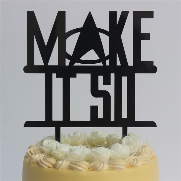 2019 Romantic Wedding Anniversary Cake Toppers Star Trek Make
