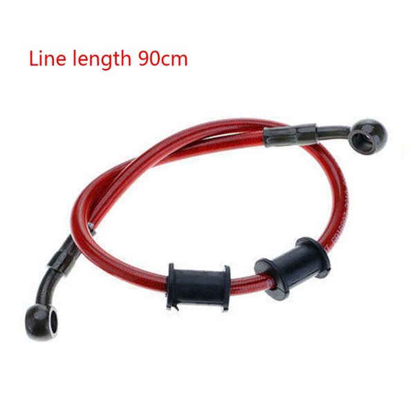 

50cm-120cm motorcycle brake hose braided steel brake clutch oil hose line pipe resistant high temperature pressure motorcyclq84e