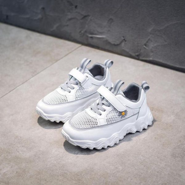 

2020 summer kids sports shoes children casual boys breathable sneaker easy wear fashion spring girls student shoes anti-slippery, Black;red