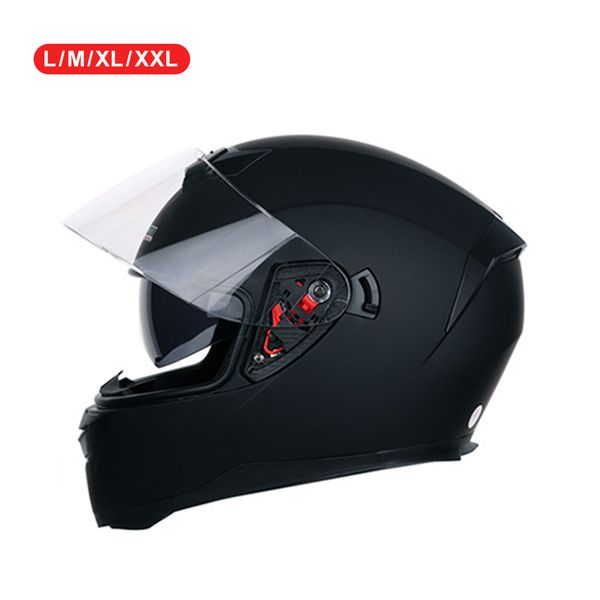 

face racing helmet full face racing helmet universal jiekai motorcycle helmets braids motorbike abs matte black durable