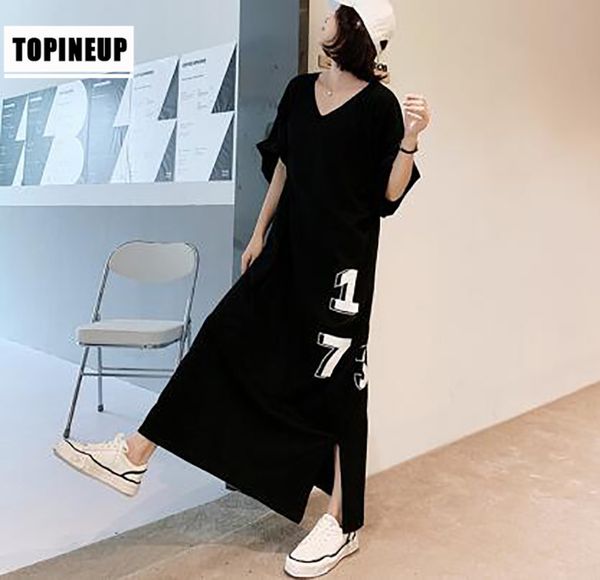 

new 2020 short sleeve summer dress plus size women's casual shirts dress robe femme, Black;gray