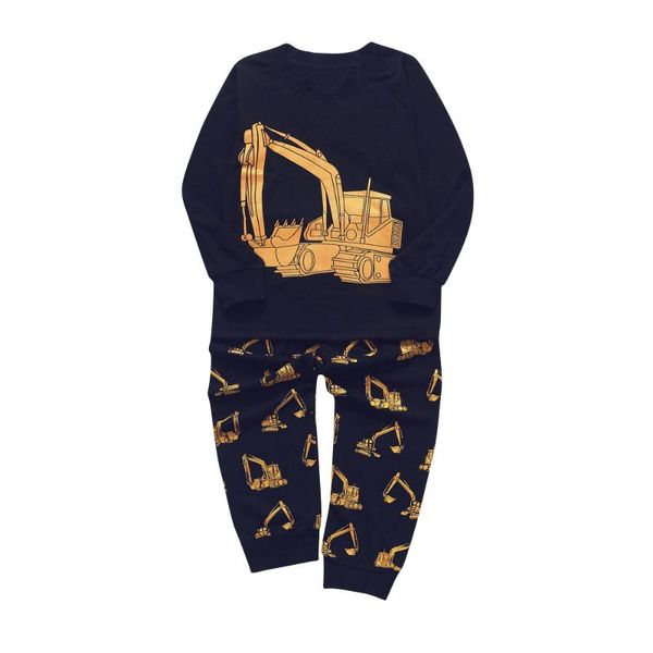 

осенью и весной одежды 2020 малышей детские детские длинные рукава печать топ + брюки мальчиков одежда outfit set roupa infantil menina, White