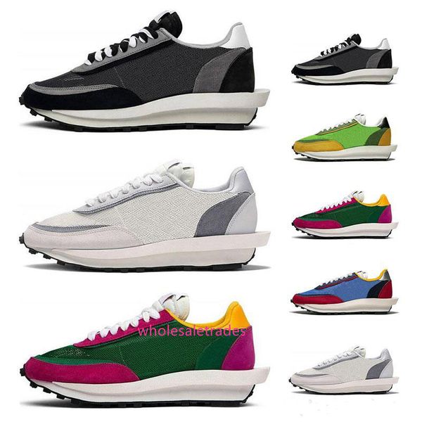 

new sacai ldv waffle daybreak trainers bv0073 mens sneakers for women fashion designer breathe tripe s sports running shoes size eur 36-45