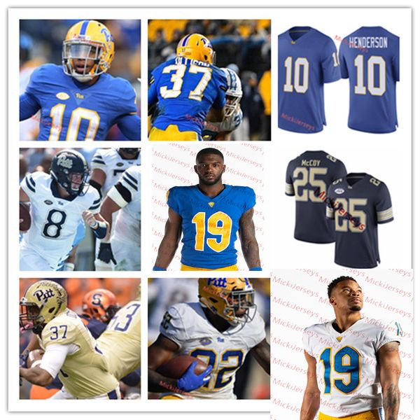 

Mens Custom Pittsburgh Panthers Football Jersey James Conner Max Browne Larry Fitzgerald Quadree Henderson LeSean McCoy Pitt Panthers Jersey
