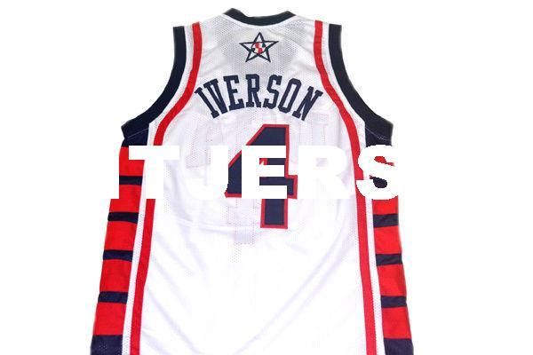 allen iverson jersey white