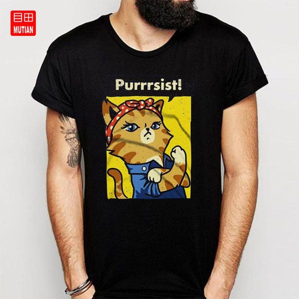 

purrrsist t shirt, White;black